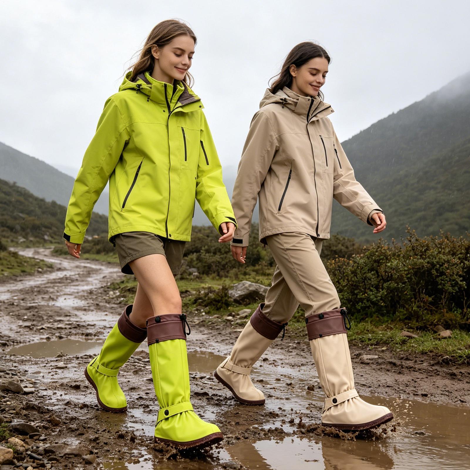 ปลอกหุ้มรองเท้ากันฝนแบบมีซิป ใ - Cycling Commute In Rain บทวิจารณ์และราคา